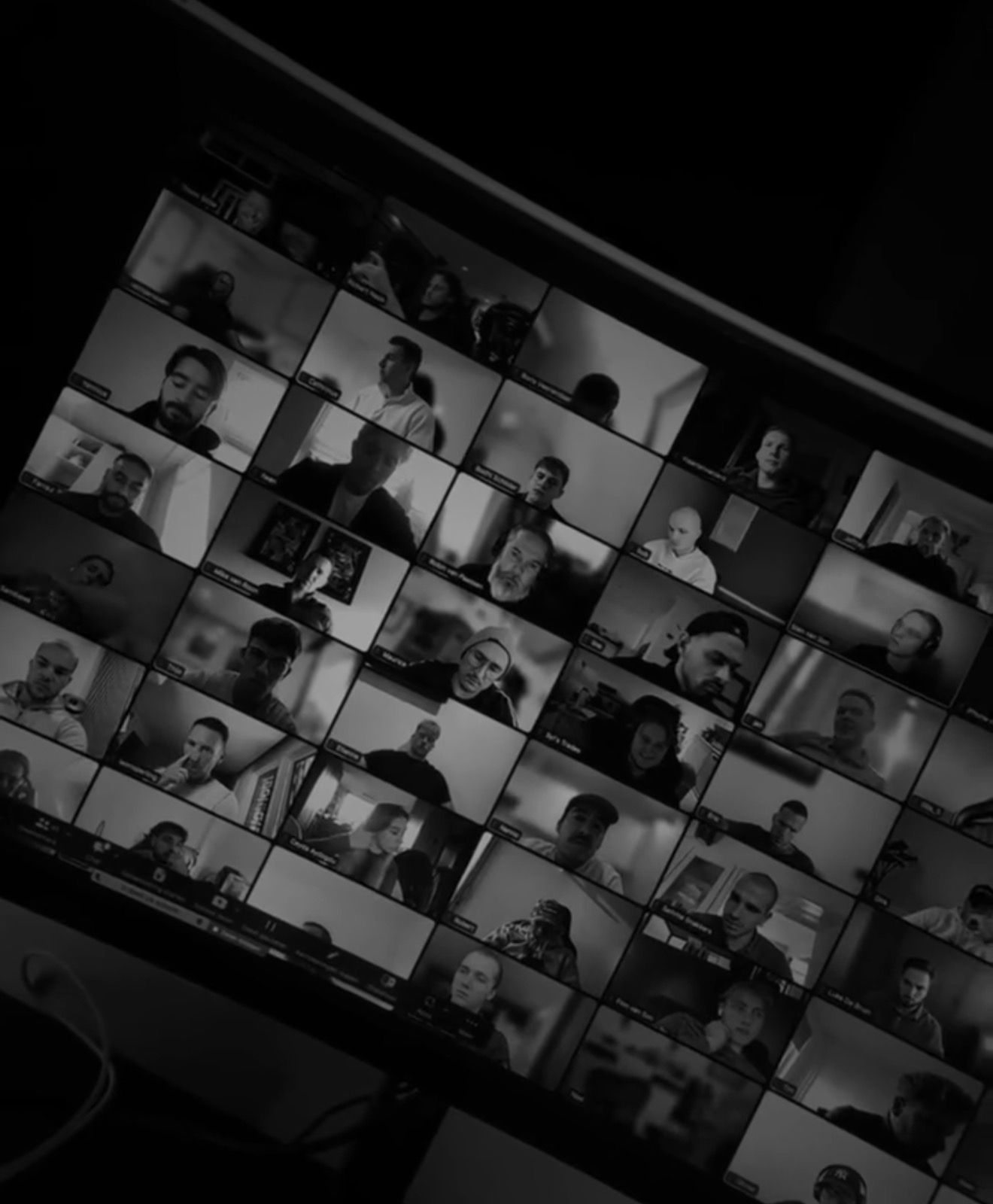Online sessie met Quantum-leden in een videogesprek